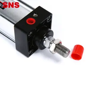 Pneumatic Cylinders SNS SC Series Aluminium Alloy Double/single Acting Standard Pneumatic Air Compact Cylinder With PT/NPT Port