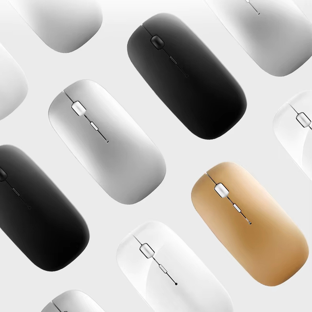 Factory Cheap Corporate Business Gift Support Promotional Customized Logo Dual-head Dual-mode Wireless Mouse
