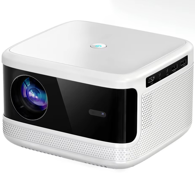 New Full HD 1080p LCD Cinema Projector Fast Transmission Electronic Focusing WiFi for 5.0 Home Theater Android 9 Operating