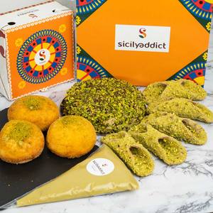 Coffret Cadeau Sicilyaddict pour les Amateurs de Pistaches, Délices Siciliens Premium, Ensemble de Fêtes - Product Image 1