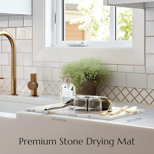 Estera <span class=keywords><strong>de</strong></span> secado <span class=keywords><strong>de</strong></span> platos <span class=keywords><strong>de</strong></span> tierra <span class=keywords><strong>de</strong></span> diatomeas plegable <span class=keywords><strong>de</strong></span> mármol blanco y dorado, estera <span class=keywords><strong>de</strong></span> secado <span class=keywords><strong>de</strong></span> platos <span class=keywords><strong>de</strong></span> piedra absorbente rápida <span class=keywords><strong>para</strong></span> platos y ollas - Product Image 2