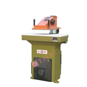 Rubber hand gloves cutting making machine insole cutting press swing arm cutting machine