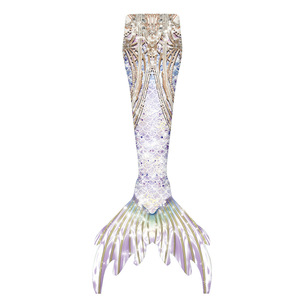 Maillot de bain sirène pour enfants, costume de princesse à queue de poisson sans bretelles, pour l'été et les sources chaudes - Product Image 6