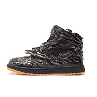 Monkey King Lotus-Thread Cloud Walking Shoes Chaussures montantes à lacets pour hommes, motif color block, légères