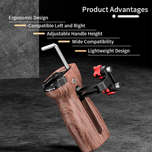 Impugnatura Laterale Universale in Lega di Alluminio per Fotocamera, Grip Sinistro/Destro per Gabbia Fotocamera <span class=keywords><strong>Canon</strong></span> Nikon Sony - Product Image 6