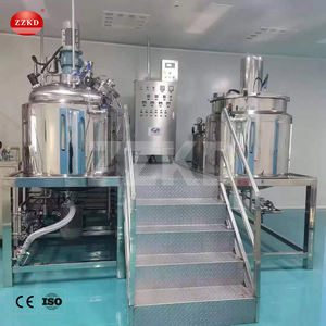 Tanque de mezcla emulsionante industrial con diseño revestido Mezclador de emulsión de acero inoxidable 304 para cosméticos - Product Image 2