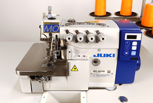 <span class=keywords><strong>Machine</strong></span> à surjeter à point de sécurité Jukis MO-6814S à entraînement direct, haute vitesse, 4 fils, 2 aiguilles, poids léger à moyen - Product Image 6