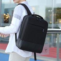 Sac à dos professionnel Oxford en polyester color-block grande capacité imperméable pour ordinateur portable, idéal pour les voyages et les étudiants