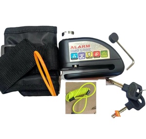 Lucchetto Antifurto Impermeabile per Moto, Bicicletta e Scooter <span class=keywords><strong>con</strong></span> <span class=keywords><strong>Allarme</strong></span> per Disco Freno - Product Image 1