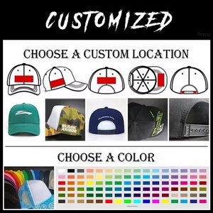 Casquette Trucker Snapback HS24 en Coton et Polyester, Noire Unie, 5 Panneaux, 256, Personnalisable, Hiver, Extérieur, Hip Hop, Mode, Sport - Product Image 4