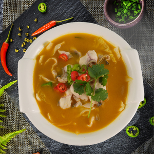 Sauce Sour Soup Dorée 100g 40 Sachets Certifiée Halal Sauce Polyvalente Premium pour Bœuf, Poisson, Bouillotte, Saveur Aigre-Piquante - Product Image 6