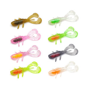 Nouvelles couleurs CRAZY 70mm/3.3g homard appâts souples leurres de pêche attrayant crevettes odeur <span class=keywords><strong>sel</strong></span> Wobbler - Product Image 2