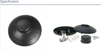 Interrupteur à pédale pour lampes LED, boîtier en plastique durable, installation facile, éclairage domestique