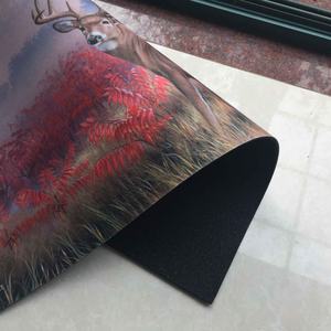 Custom Printed <b>Outdoor</b> Sublimation Printed Polyester Recycled Tyre Crumb Rubber Door <b>Mats</b> - Product Image 1