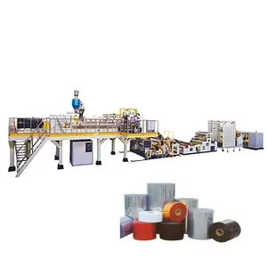 Thermoforming cup and food package plastic PET sheet production line PLA degradable biodegradable sheet extruder machine