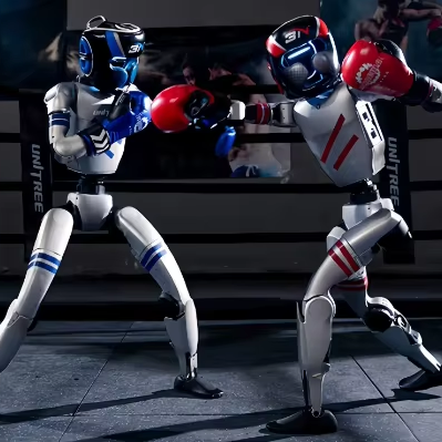 Unitree G1 Boxing EDU Humanoid Robot AI Sports Robot Motion Capture Training Robot for Universities Research Labs