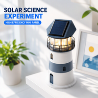 Panneau solaire mini PERC personnalisé en usine 62*36mm 0.3W 3V 22.7% d'efficacité, étanche à l'époxy pour voiture jouet, kit éducatif, taille personnalisée