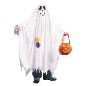 Nuovo Costume di Halloween per bambini mantello <span class=keywords><strong>fantasma</strong></span> mantello lungo nappe bianche spettacolo Cosplay festa vestire ragazzi ragazze <span class=keywords><strong>fantasma</strong></span> - Product Image 1