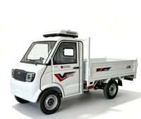 Nouveau véhicule utilitaire électrique à quatre roues, fourgonnette de fret à une rangée, pick-up, moteur 1,5 kW, design élégant, batterie 72V150AH