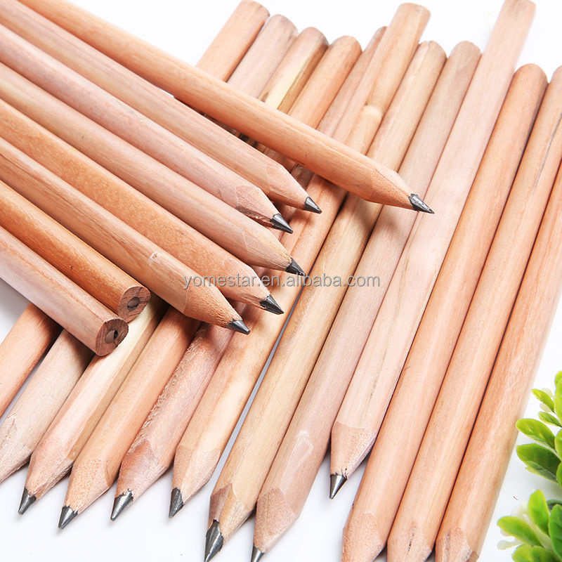 Kustom grosir warna kayu lucu dapat dihapus 0.7mm 12 hb 2b 2 h gambar sekolah siswa anak set pena pensil dengan logo