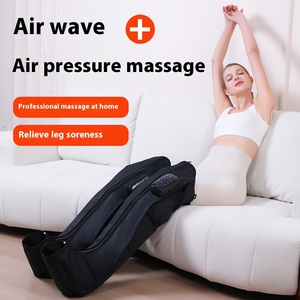 Bottes de massage à compression d'air pour les jambes, rechargeables, professionnelles, 5 chambres, <span class=keywords><strong>thérapie</strong></span>, récupération sportive, pompe, écran tactile LCD, 10 vitesses - Product Image 5