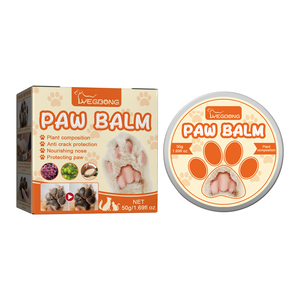 Yegbong crema universale per la cura delle zampe idratanti per animali domestici per cani e gatti aiuta con le suole dei piedi screpolate la toelettatura del cuscinetto di carne - Product Image 1