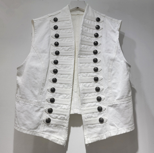 <span class=keywords><strong>Chaleco</strong></span> <span class=keywords><strong>vaquero</strong></span> sin mangas con cuello en V ajustado, estilo punk industrial, para <span class=keywords><strong>mujer</strong></span>, tendencia de verano 2026, nueva colección - Product Image 2