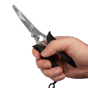 Lu Ban's Work Fishing Pliers Stainless Steel Multi-functional Lure <b>Shears</b> Line Cutter Hook Remover <b>Tool</b> - Product Image 3