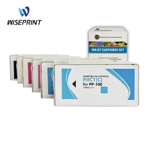Epson pp PJIC1-PJIC6 를 위한 Wiseprint PP100 잉크 카트리지 100 PP100AP PP100II PP50 PP100 보충물 지속적인 잉크 체계 ciss