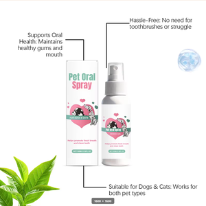 Spray Bucal para Perros y Gatos, 100 ml, Extracto Herbal, Promueve un Aliento Fresco, Refuerza el Sistema Inmunitario, Limpia los Dientes, Encías Saludables, Sin Cepillo Dental - Product Image 3