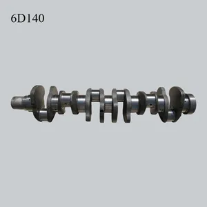 Truck Engine Billet Casting Iron Crankshaft for Komatsu 6D140 6211311010