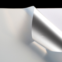HH 023 A3 Autocollant 8C Mat Argent PET Blanc Doublure jet d'encre Impression Emballage Étiquettes Feuille De Papier Adhésif