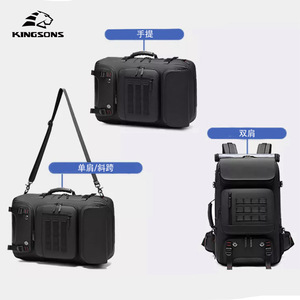 Kingsons Outdoor Backpack Large Capacity Water Repellent Lightweight <b>Laptop</b> Backpack Unisex Travel Bag Multiple Compartments - Product Image 1