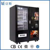 Máquina Expendedora Le209c Combo de Café Fresco Molido Caliente/Frío y Aperitivos/Bebidas