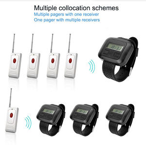 Sistema de Llamada Inalámbrico para Clientes CATEL, Transmisor de Larga Distancia, Frecuencia 433.92 para Restaurantes de Comida Rápida - Product Image 3