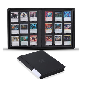 Album photo professionnel personnalisé à 9 pochettes, 360 feuilles pour cartes, <span class=keywords><strong>classeur</strong></span> en cuir personnalisé avec fermeture éclair - Product Image 1
