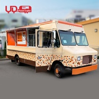 UD Custom Coffee Bar Elektrischer Lebensmittel wagen Voll ausgestattete mobile Küche Pizza Tacos Truck Full Track Food Truck