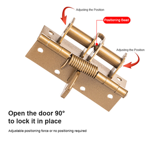 Silencieux petit robuste réglable meubles souples ignifuge <span class=keywords><strong>Force</strong></span> élastique Pivot Commercial plus proche automatique ressort charnière porte - Product Image 2