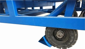 Rampa de descarga de carga de contenedor móvil de acero ajustable para rampa de muelle de industrias de patio de almacén - Product Image 3