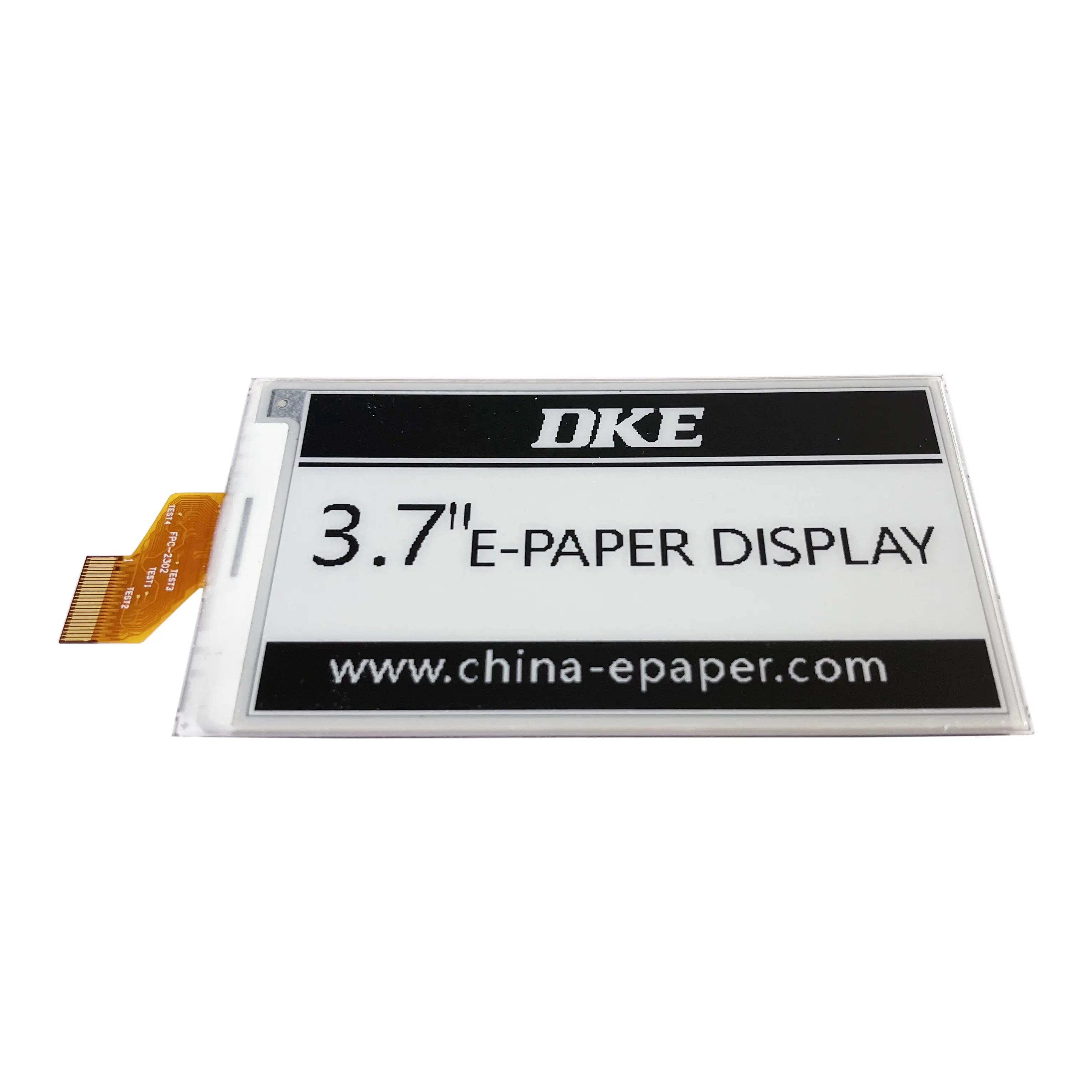 Kertas eink epaper label digital 3.7 inci, rak label elektronik ritel supermarket