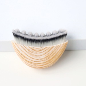 <span class=keywords><strong>Pinceau</strong></span> de maquillage pour le visage avec logo personnalisé, <span class=keywords><strong>pinceau</strong></span> de contour lymphatique incurvé pour le visage - Product Image 6