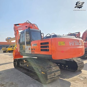 Excavadora de cadenas Hitachi ZX210 usada, 21 toneladas, cucharón de 1m³, marca original japonesa, excavadora grande para construcción, pocas horas, buen estado. - Product Image 5