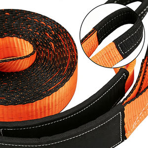 สายลากรถยนต์แบบยืดหยุ่น ขนาด <span class=keywords><strong>3</strong></span> นิ้ว x 30 ฟุต สำหรับรถบรรทุก, รถอเนกประสงค์, รถเอทีวี และอื่นๆ สายลากรถแบบหนาพิเศษสำหรับใช้งานออฟโรด 4x4 - Product Image 3