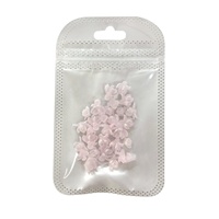 Paso Sico Accessoires de nail art en résine, fleurs de magnolia sculptées souples, pressées, tridimensionnelles, à paillettes, DIY, portables, petites