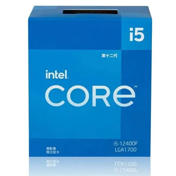 โปรเซสเซอร์ใหม่ I5-12400F CPU LGA 1700 ซ็อกเก็ต Six Core คอมพิวเตอร์เดสก์ท็อปสําหรับเล่นเกม CPU Core I5-12400F โปรเซสเซอร์