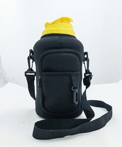 Factory Price Men Multipurpose Waterproof Sport Water <b>Bottle</b> Crossbody Magnetic <b>Bag</b> for Gym - Product Image 1