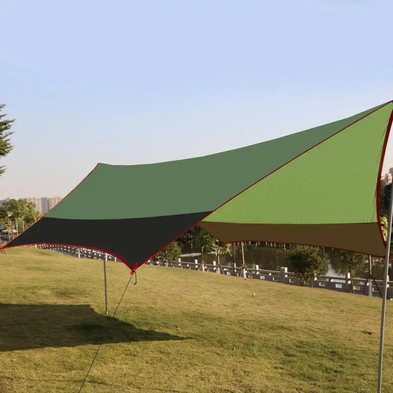 Logotipo personalizado Alta qualidade Rain Fly Tarp Tenda Sun Shade Outdoor Camping Toldo Tenda