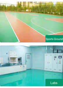 High Grade Colored Sand Epoxy Concrete Floor <b>Paint</b> Customizable Waterproof Liquid <b>Coating</b> Eco-Friendly Brush Application High - Product Image 5