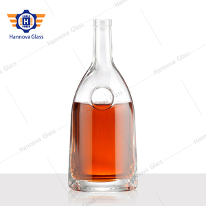 Fabricant de bouteilles en verre vides fantaisie de 700ml pour liqueur de spiritueux <span class=keywords><strong>VSOP</strong></span> <span class=keywords><strong>Cognac</strong></span> bouteille spéciale de vodka whisky à fond lourd pour liège - Product Image 5