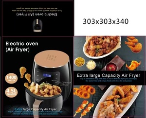 Freidora de Aire Multifunción Saludable Sin Aceite de 5.1-6.0L con Pantalla LCD de Plástico para Uso Doméstico, Venta al por Mayor Directa de Fábrica China - Product Image 6